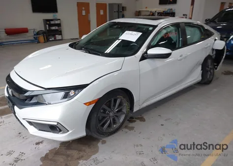 2021 Honda Civic Ex-L из США, поврежденный, VIN 19XFC1F7XME202207